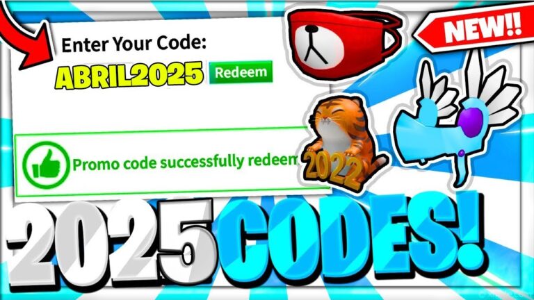 ¡Códigos Roblox 2025 Actualizados! Recompensas, Skins y Más – Jadeo